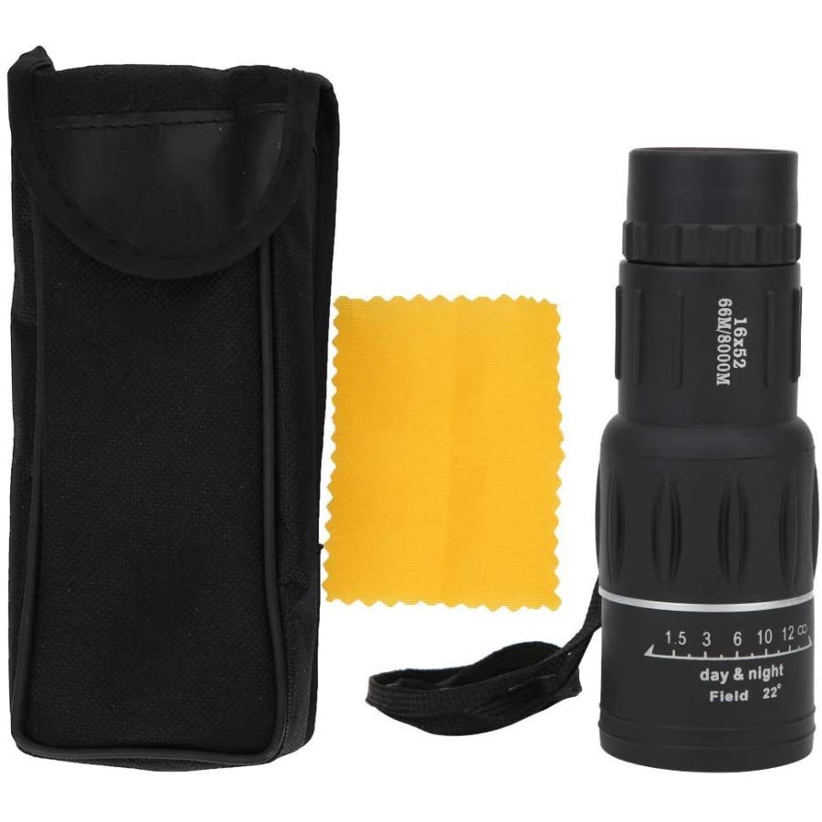 望遠鏡単眼鏡 16x52防水単眼鏡屋外ハンドヘルドビューイングコンサート望遠鏡クリアイメージング屋外単眼鏡 開店祝い