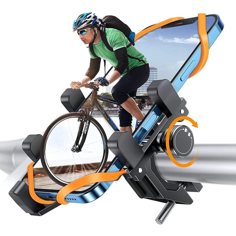 驚きの値段 落下率0 防振 Desertwest 自転車 スマホホルダー 合金製 耐久性 携帯スタンド オートバイバイク Gpsナビ携帯 固定用 滑り止め 雑 宅送 Turningheadskennel Com