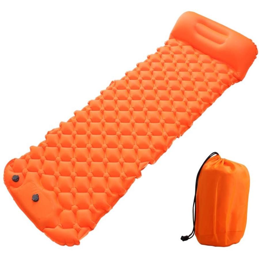 エアーマット アウトドアマット 枕付き折畳み式 テントマット キャンプマット