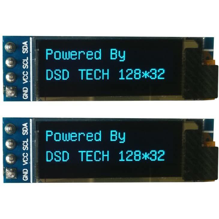 待望 本店 DSD TECH 2 PCS OLED 0.91インチディスプレイ IIC I2C シリアルポート ARM用 ooyama-power.com ooyama-power.com