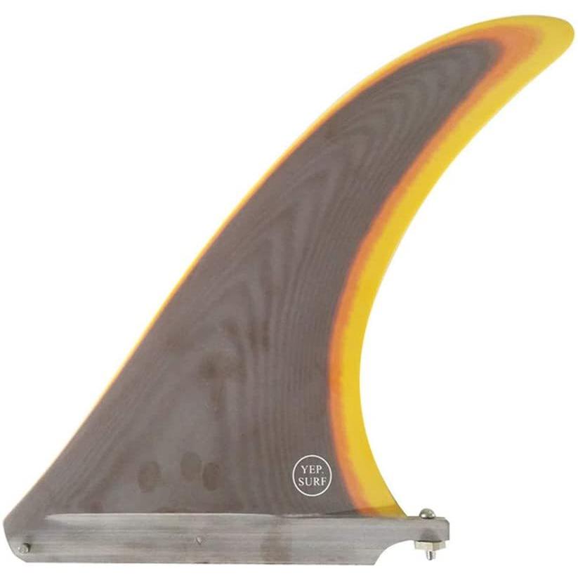 YEPSURF ロングボード フィン Futureタイプ 9'' 8" 10" センターフィン ファイバーグラス (イエロー，11インチ)｜kazvshop｜02