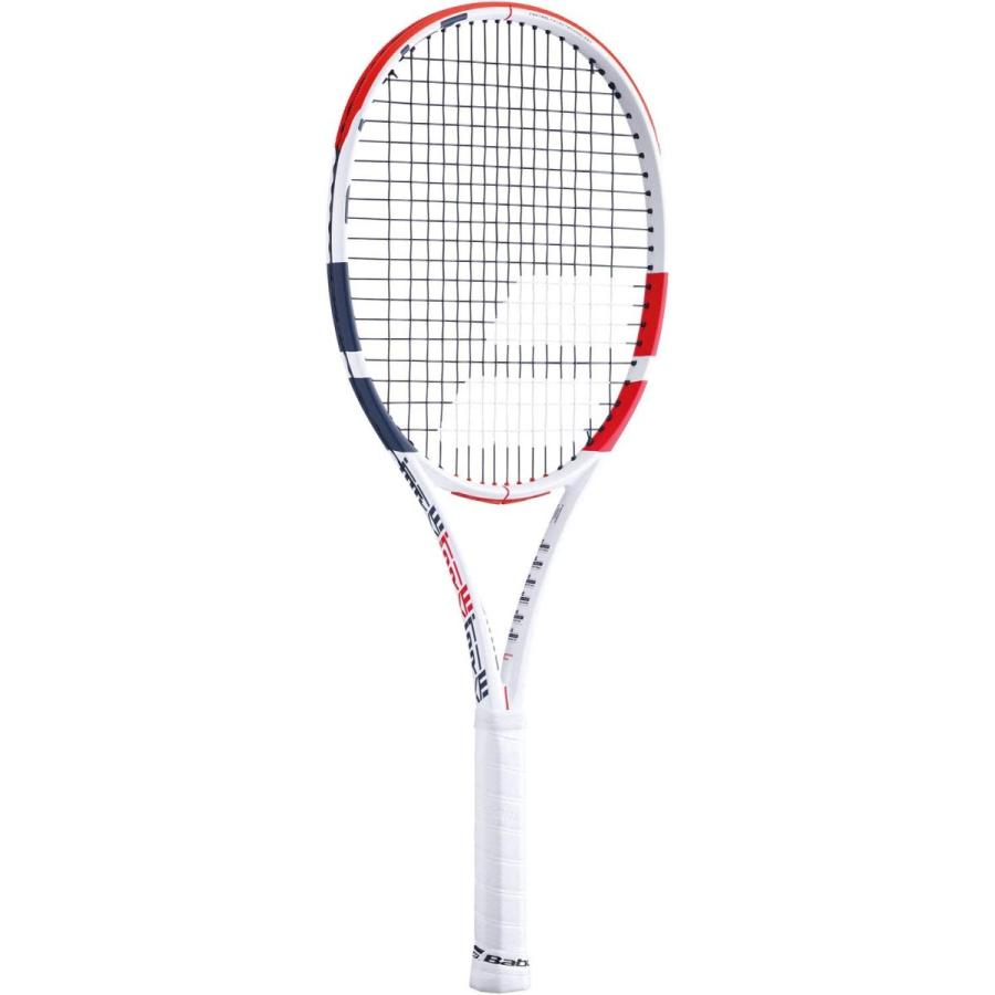 バボラ (Babolat) テニスラケット PURE STRIKE (ピュアストライク) 16/19 U NC ストリングなし ホワイト/レッド/ブラ