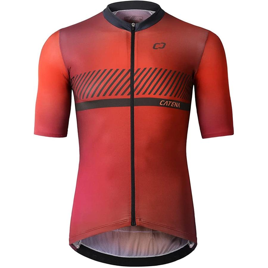 CATENA 限定モデル メンズ サイクルジャージ 人気カラーの 半袖 自転車ウエア 通気 吸汗速乾