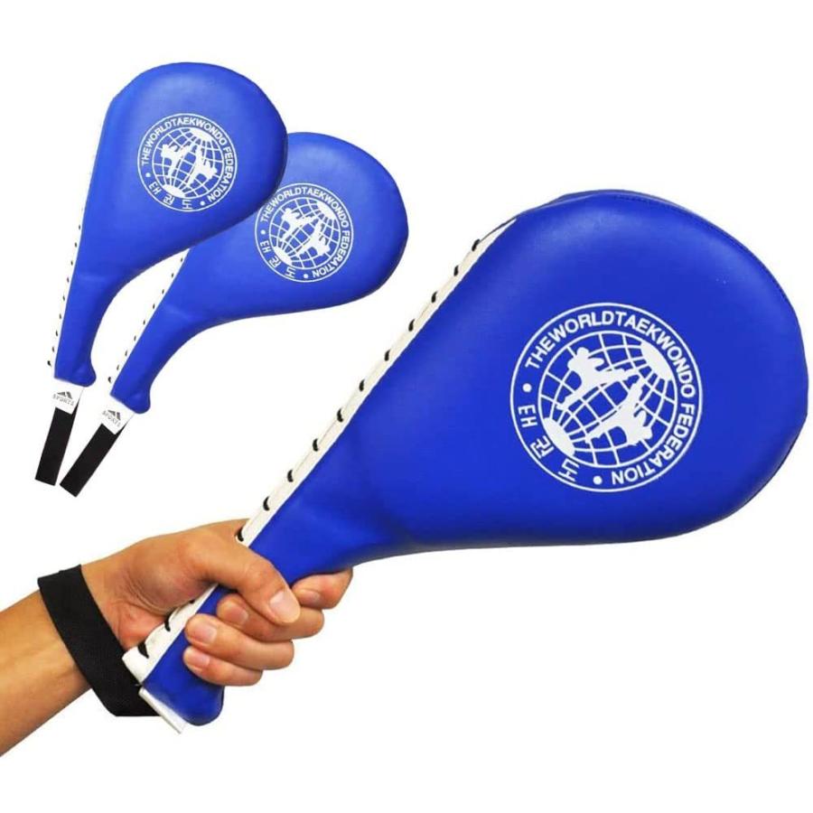 話題の人気 Up Store ハンドミット 2個セット キックミット ボクシング 空手 テコンドー 格闘技 エクササイズ ミット打ち 青 Wantannas Go Id