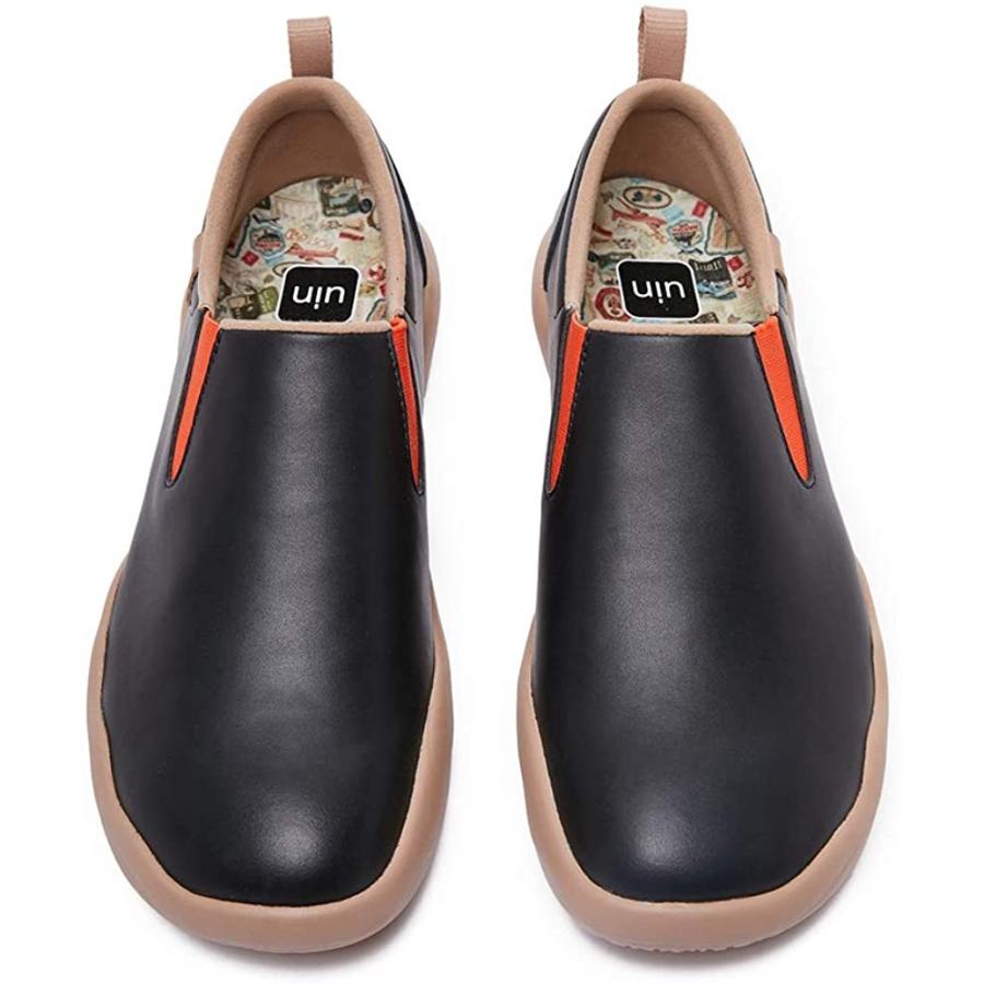 Uin 厚底 デッキシューズ ワークシューズ メンズ 本革 革靴 カジュアルシューズ ウオーキング レザー ローファー ビジネス用 通勤 通学 お 人気 提案