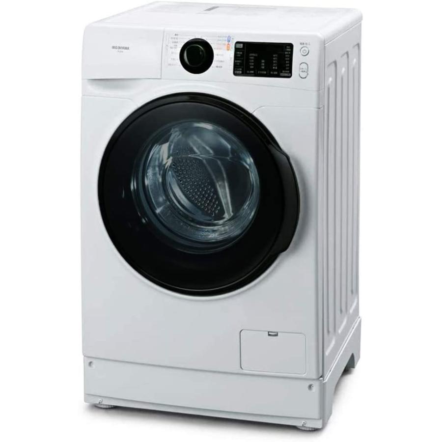 58%OFF アイリスオーヤマ 洗濯機 使い勝手の良い ドラム式洗濯機 8kg 温水洗浄 皮脂汚れ 節水 FL81R 幅607mm 部屋干し 奥行672mm