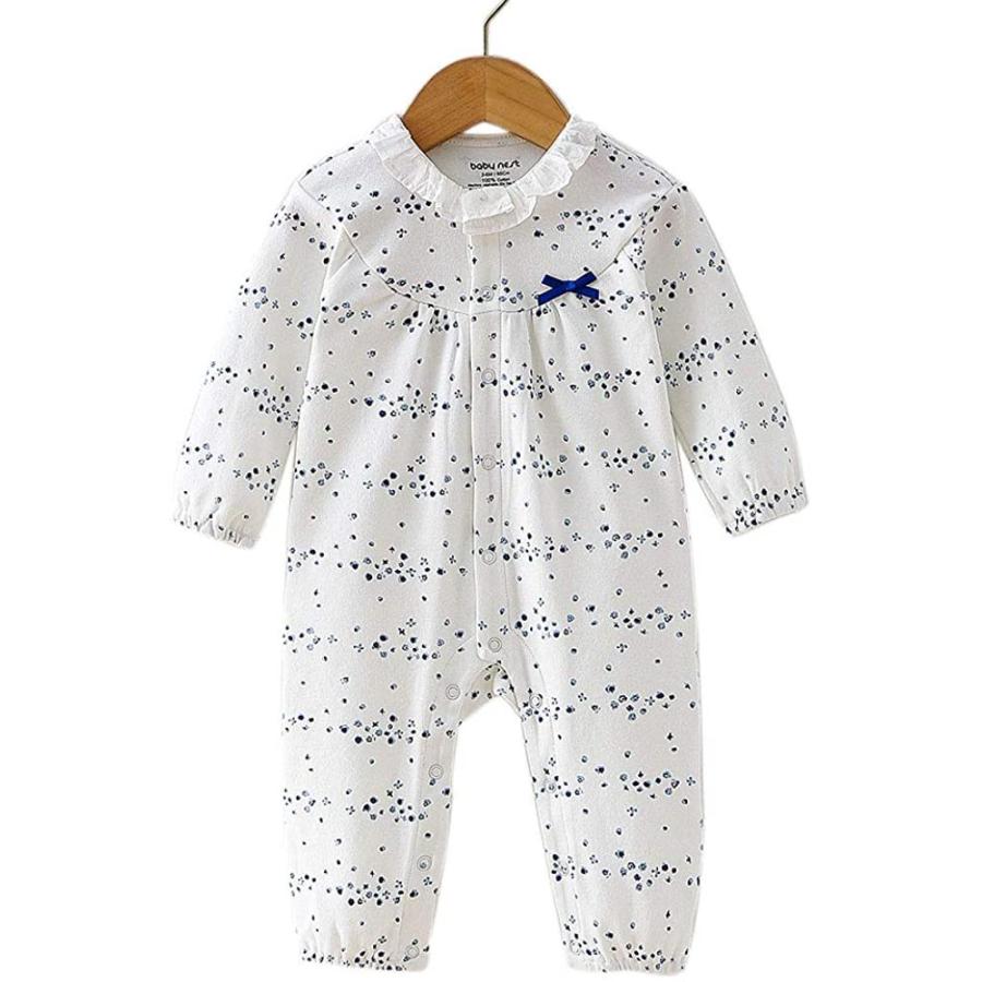 当店一番人気 ベビー服 シューズ Baby Nest ベビー服 女の子 長袖 カバーオール ロンパース 綿100 前開き 長袖ボディオール 着替え便利 柔らかい 新生児服 赤ちゃん Www Threeriversofs Com