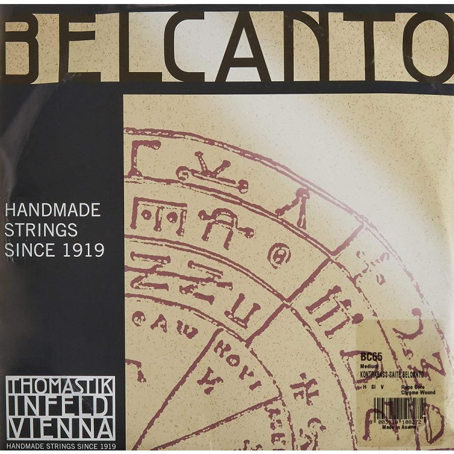 Belcanto ベルカント コントラバス弦 H線 ロープコア 3/4 クロム BC65