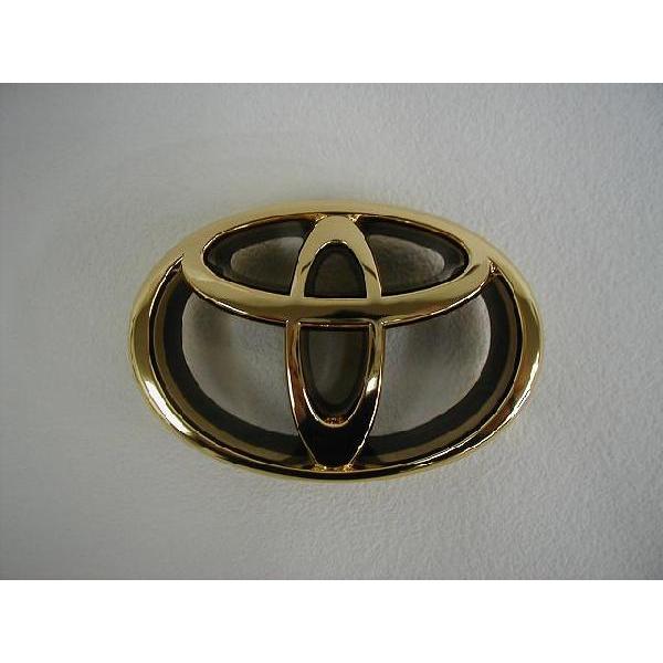 トヨタ（TOYOTA） トヨタ純正 24金メッキゴールドエンブレム