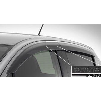 トヨタ（TOYOTA） トヨタ純正 サイドバイザー ヴィッツ 130系 : カズ