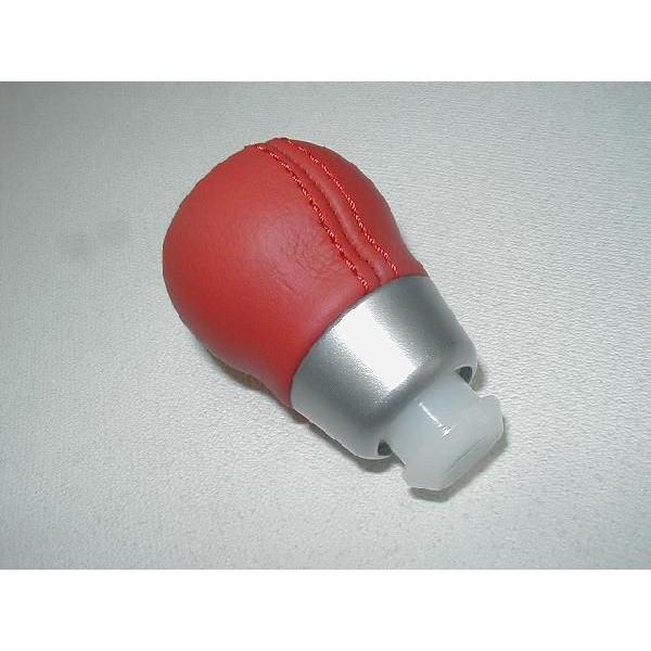 トヨタ（TOYOTA） トヨタ純正 シルバーリング&本革シフトノブ [AT用