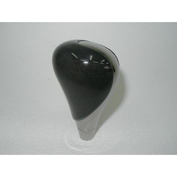 他車流用に　レクサス純正　鏡面メッキ&本木目シフトノブ　レクサスLS600hL　バーズアイメイプル　[グレー]