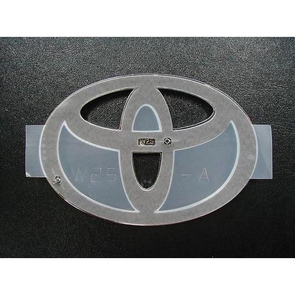 トヨタ（TOYOTA） トヨタ純正 シルバーエンブレム ［Tマーク・125mm
