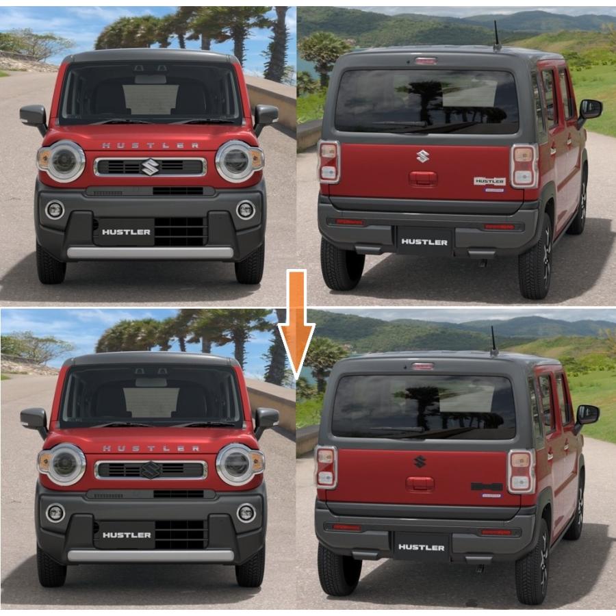スズキ（SUZUKI） スズキ純正 ブラックエンブレム ［フロント&リヤ・3