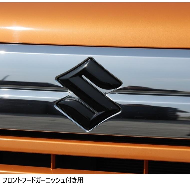 スズキ（SUZUKI） スズキ純正 ブラックエンブレム ［フロント&リヤ・2