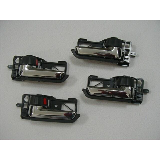 スズキ純正オプション　メッキドアハンドル　mh55sカスタム　流用等 スズキ（SUZUKI） スズキ純正 メッキインサイドドアハンドル [交換式