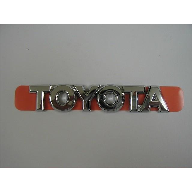 トヨタ 欧州トヨタ純正 シルバーエンブレム ［GT86用TOYOTAロゴ