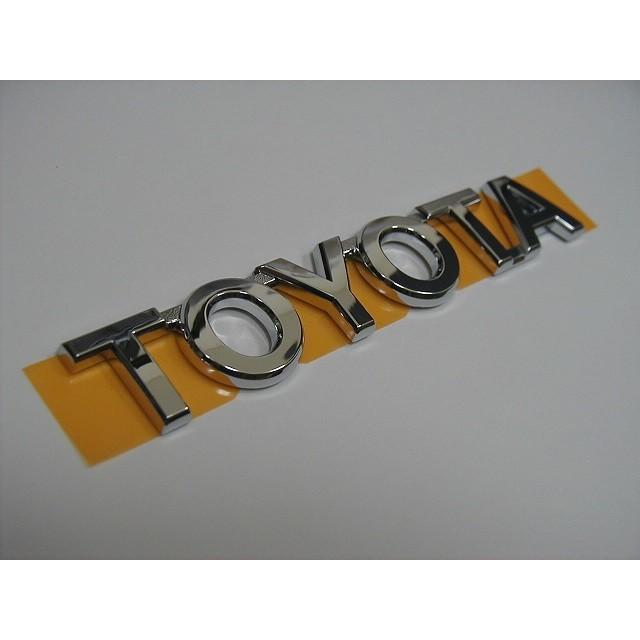 トヨタ（TOYOTA） 欧州トヨタ純正 シルバーエンブレム ［TOYOTAロゴ