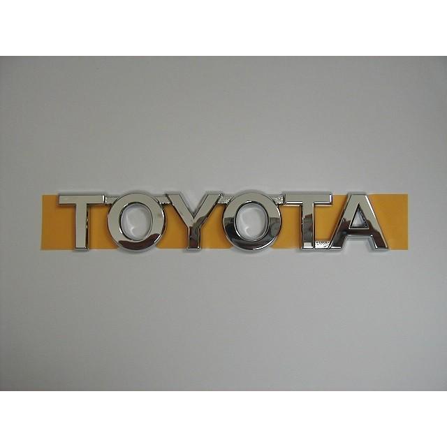 トヨタ（TOYOTA） 欧州トヨタ純正 シルバーエンブレム ［TOYOTAロゴ