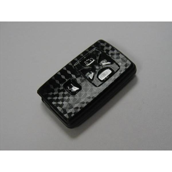 新品20系ヴェルファイア純正 ブラックカーボン調スマートキーケース キーカバー トヨタ（TOYOTA） トヨタ純正 スマートキー送信機用カバー [ブラック