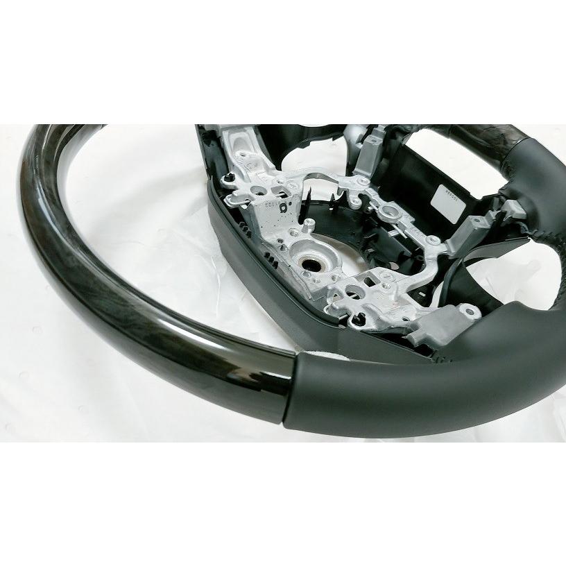 トヨタ（TOYOTA） トヨタ純正 ウッド調ステアリング (メタルウッド