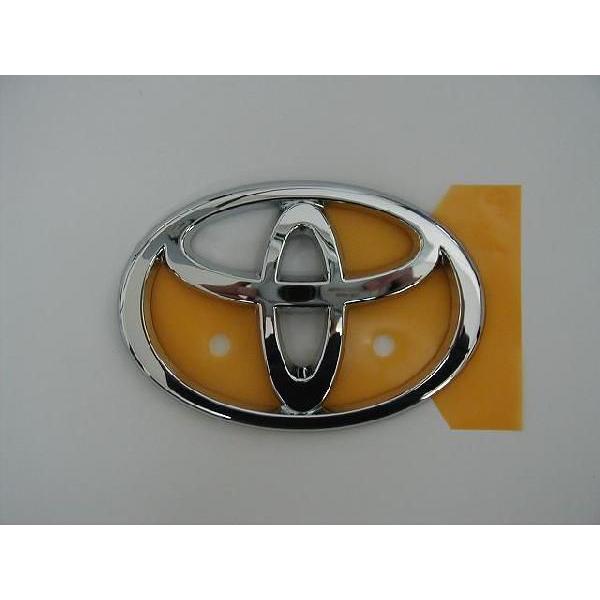 トヨタ（TOYOTA） トヨタ純正 シルバーエンブレム ［Tマーク・100mm