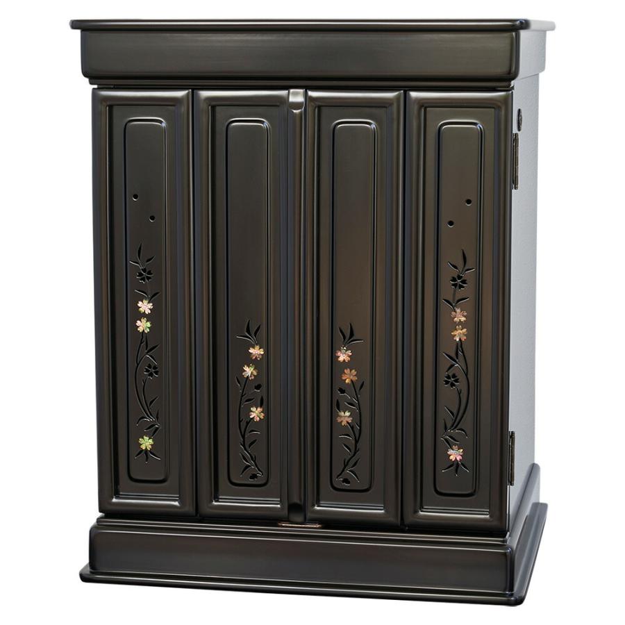 京仏壇はやし 仏壇 コンパクト モダン LEDライト付き ミニ仏壇