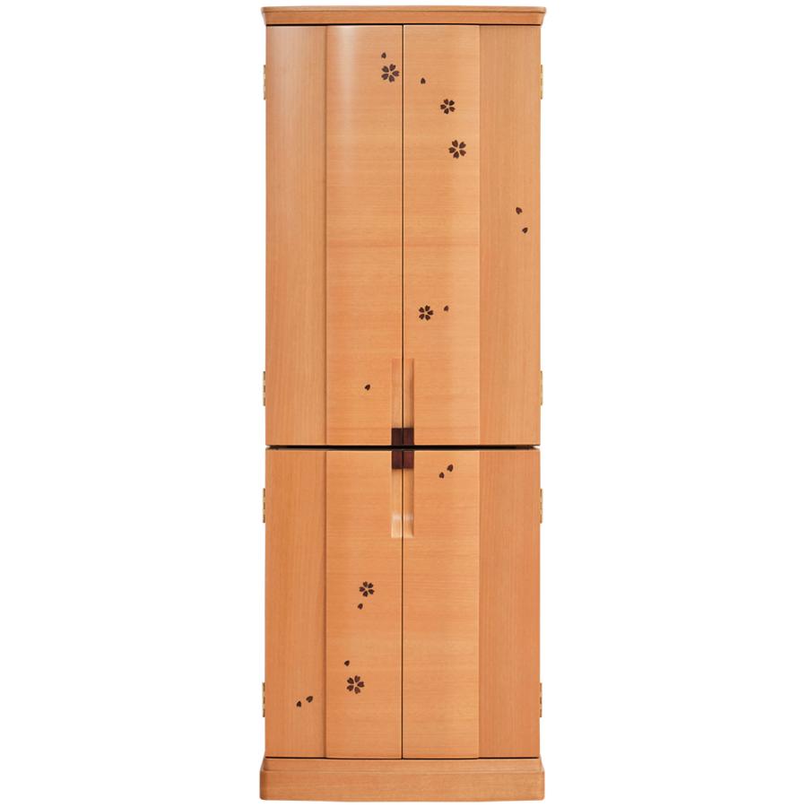 京仏壇はやし モダン仏壇 ウォールナット 桜 ピクチャー 45号 保証付き