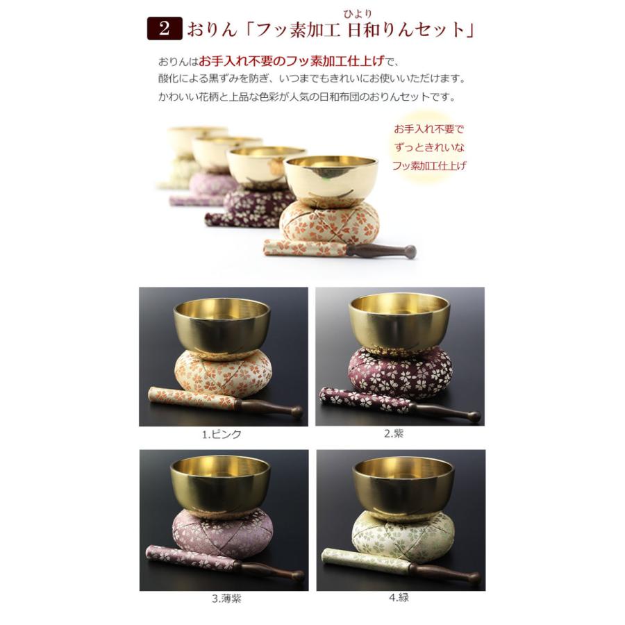 ミニ仏壇 仏具セット アート 18号 仏具セット付き 保証付き 仏壇 コンパクト モダン ミニ ウォールナット ニレ 完成品 | 京仏壇はやし | 04