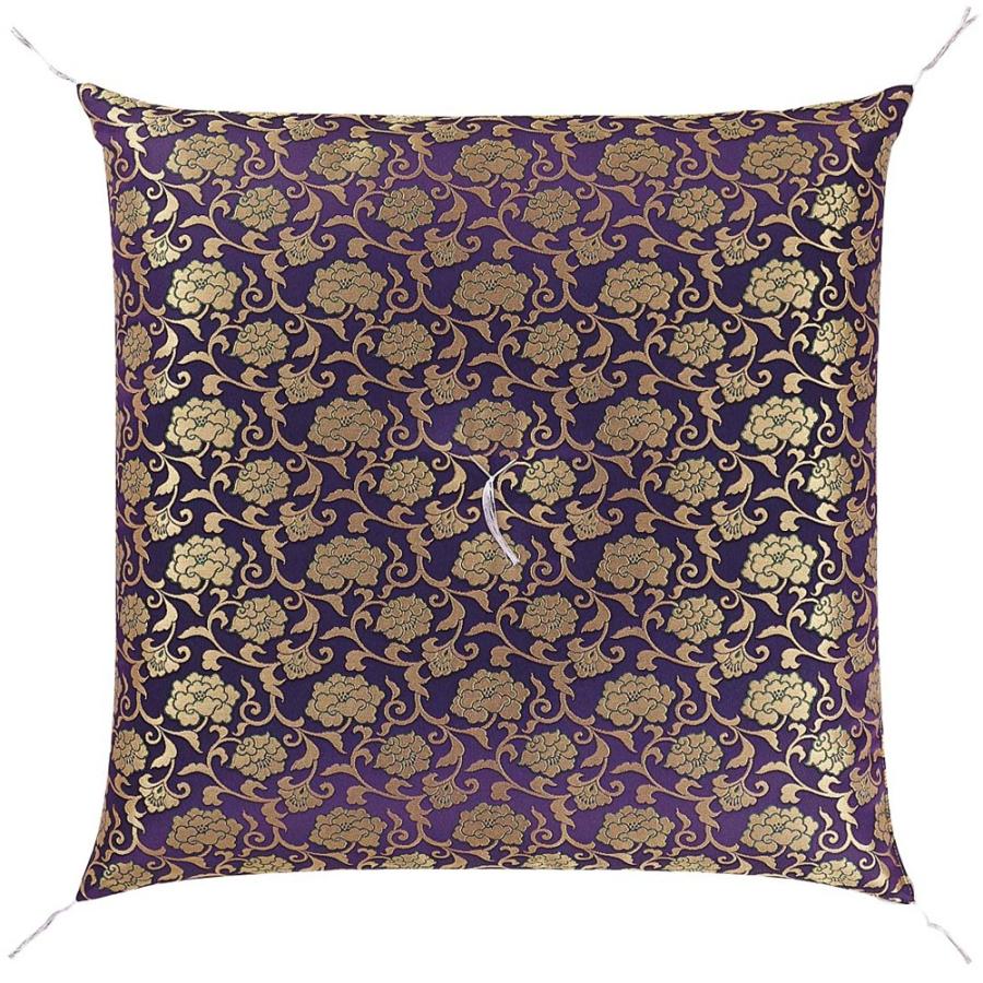 京仏壇はやし　仏壇用座布団 京仏壇はやし 仏具 仏壇用座布団 ドンス蓮 紫 : 仏壇 仏具 数珠