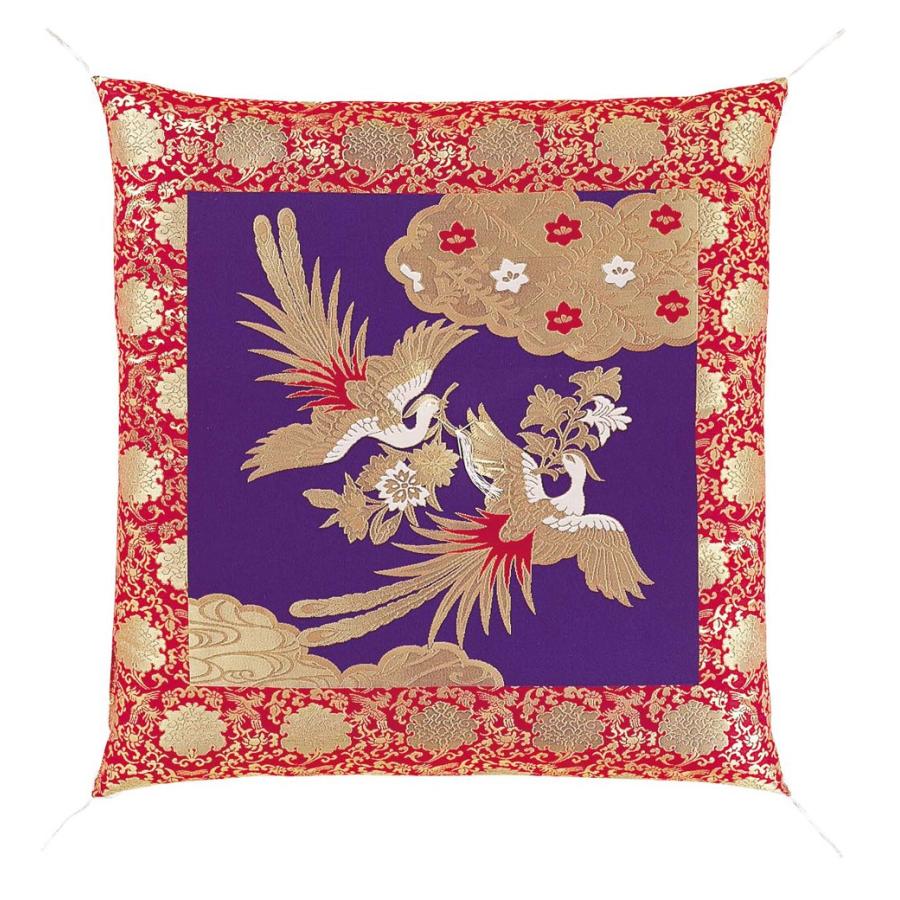 京仏壇はやし 仏具 仏壇用座布団 一釜二羽鳳凰 : 仏壇 仏具 数珠shop