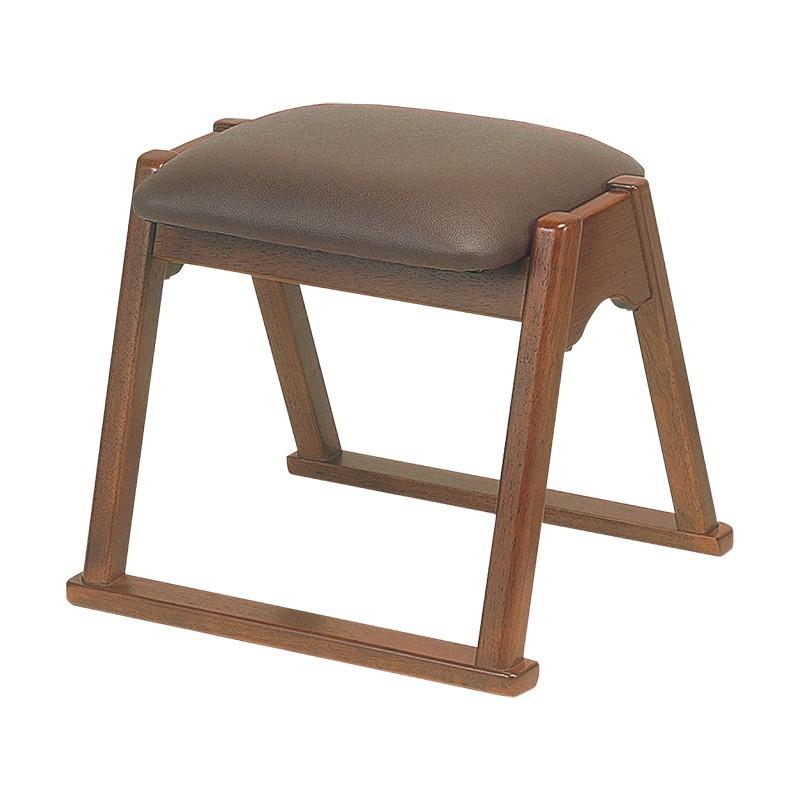 本堂用椅子 寺院用椅子 TR-350 (座高35cm) 木製 (寺院用椅子)(寺院用仏具)