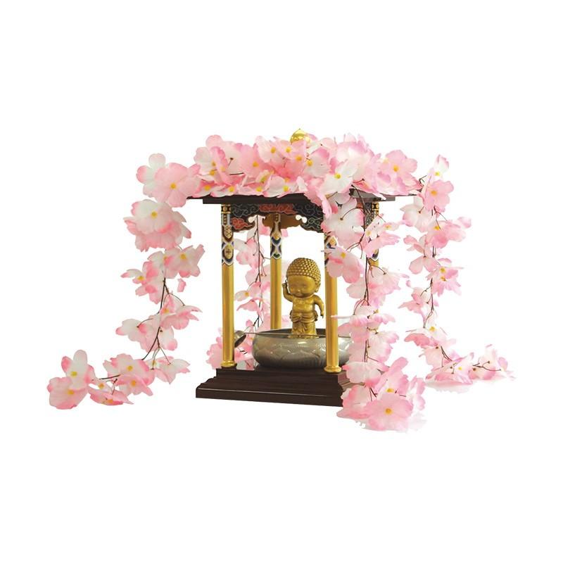 京仏壇はやし 花御堂用桜屋根かざりセット 花まつり (寺院用仏具