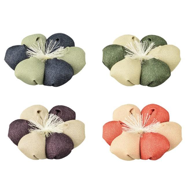 京仏壇はやし 仏具 『おりん布団 小紋 花布団 5号 4色（紺・利休・紫