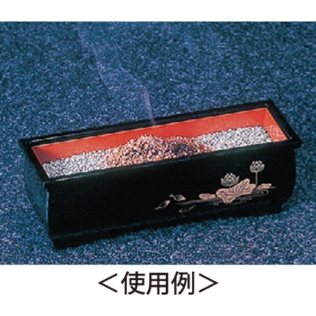 京仏壇はやし 【ご法事の必需品】長香炉 黒檀色・紫檀色 6.5寸 (香炉 