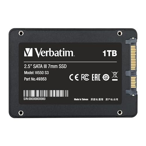 Verbatim バーベイタム 内蔵SSD 2.5 インチ SATA III 7mm Vi550