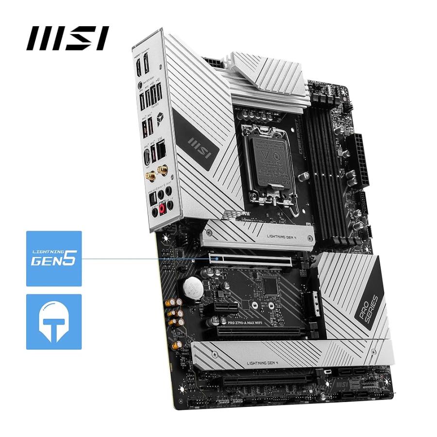 MSI PRO Z790-A MAX WIFI 第14/13/12世代Intel LGA1700 Coreプロセッサ 