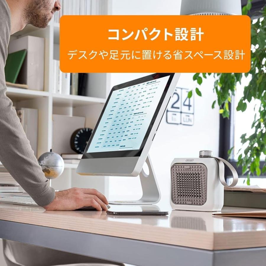 デロンギ　カプスーラ　コンパクト　セラミックファンヒーター　ホワイト De'Longhi (デロンギ)ファンヒーター カプスーラセラミックヒーター