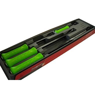 Snap-on スナップオン 貫通式ストライキングプライバーセット 4ピース/グリーン Newグリップ SPBS704AG