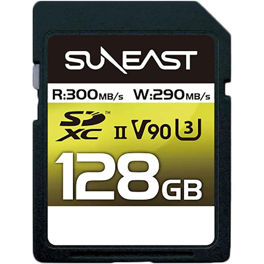 100％安い SUNEAST プロフェッ PRO ULTIMATE 8K 4K pSLC V90 U3 UHS-II 最大300MB/s 128GB SDXCカード その他メモリーカード
