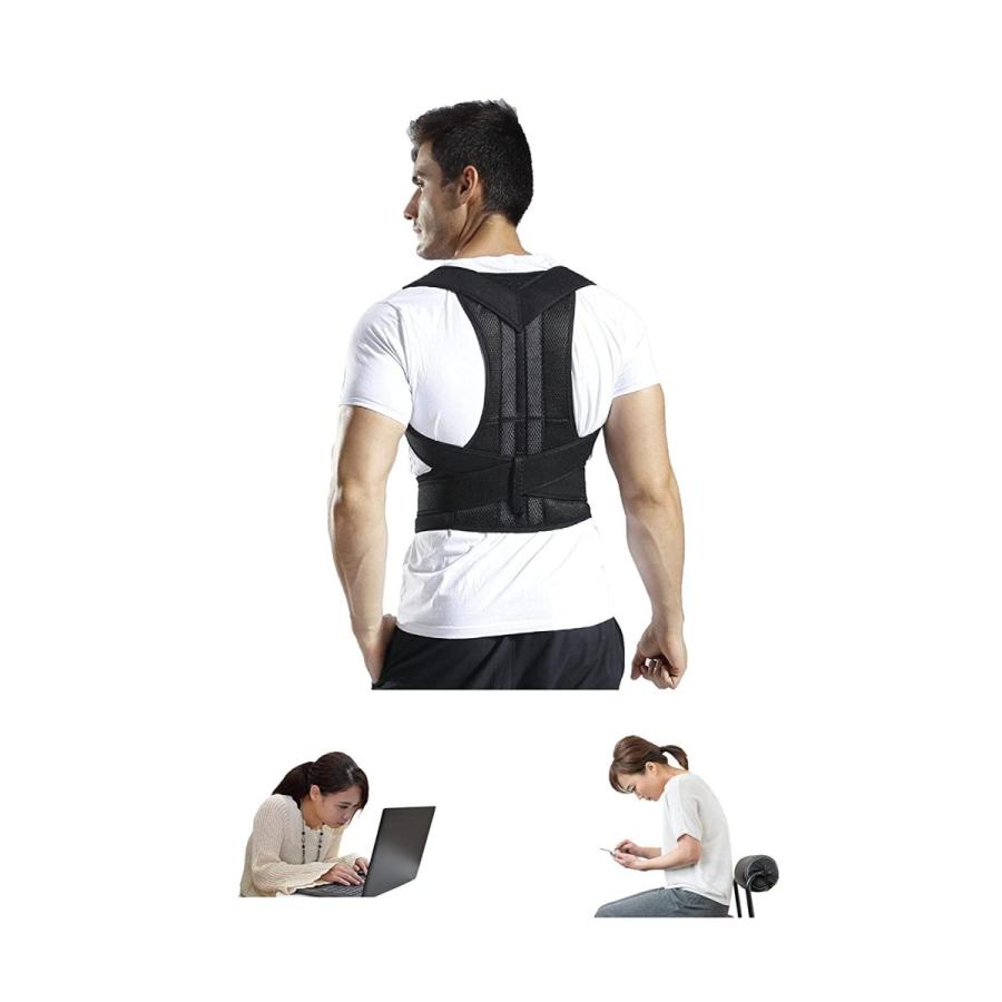 1262円 初売り Monomania 猫背矯正ベルト 全8種 姿勢矯正 背筋矯正 猫背矯正 猫背改善 巻き肩 矯正ベルト オールシーズン 男女兼用 メッシュ素材 ベルト