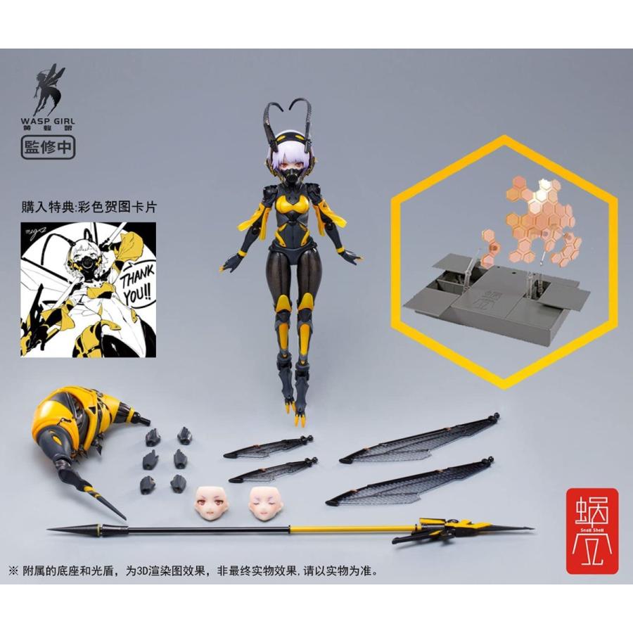 Snail Shell 蝸之殻 可動フィギュア 1 12スケール ワスプガール Bee 03w その他 オリジナル Themtransit Com