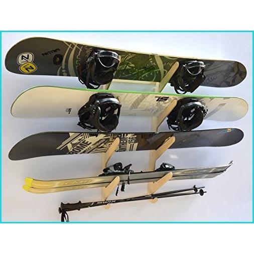 楽天1位 スノーボード スキー ハンギングウォールラック ボード4枚収納 並行輸入品 輝く高品質な Studiostodulky Cz