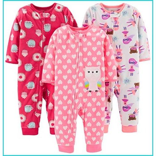 超人気の Simple Joys By Carter S 赤ちゃんと幼児 女の子用 ゆったりフィットフリースパジャマ 3枚パック スーパーヒ K B07ckyn6fy Kbh Yahoo 店 通販 Yahoo ショッピング 魅了 Clinilab Net