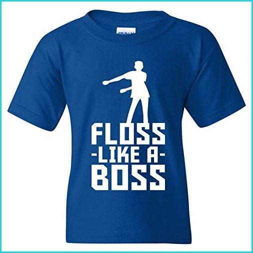 楽天市場 Kids Floss Like A Boss フロッシンダンスファニーエンモート ユースtシャツ Us サイズ Large カラー ブルー 全国宅配無料 Transfer Gitsport Net
