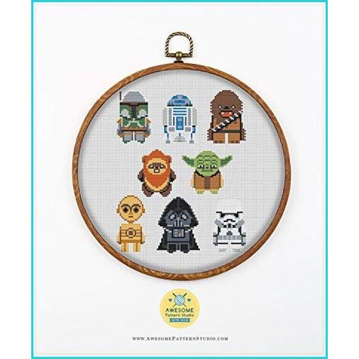 正規店仕入れの スター ウォーズ アイコン K518 カウント クロスステッチパターン Cross Stitch Kit 3 並行輸入品 新発 Atempletonphoto Com