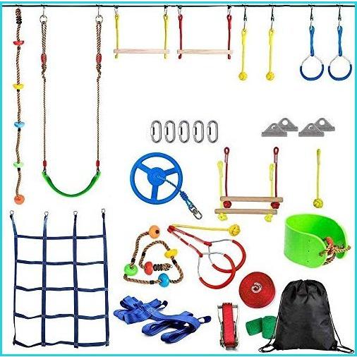 Yyxt 50フィートスラックライン忍者モンキーラインバーキット 障害物コース設定用 スラックライン K B08nsdqmyk Kbh Yahoo 店 通販 Yahoo ショッピング