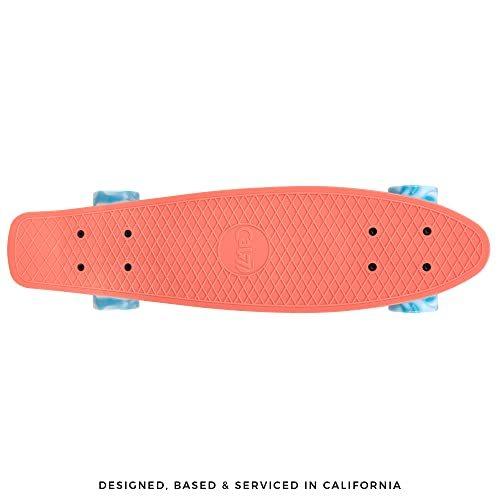 Cal 7 22.5インチ ミニクルーザー スケートボード スワールホイール 