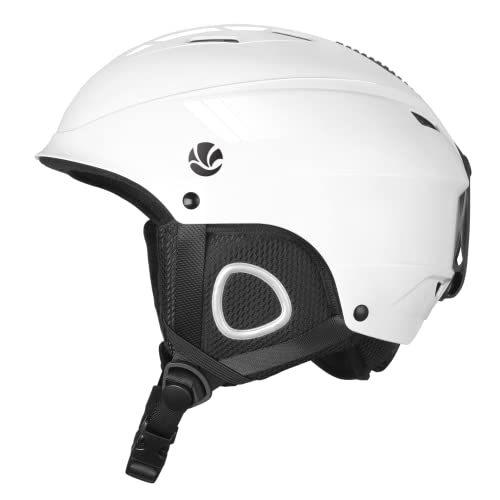 VANRORA Ski Helmet Snowboard Helmet White M (22.4-23.2 inces) ネックウォーマー