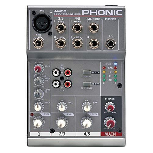 PHONIC フォニック AM55 / Mixer (ミキサー) マイクミキサー